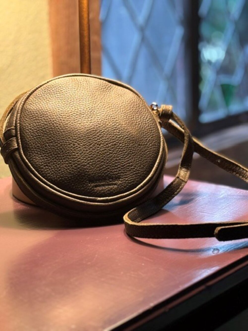 Parker Clay Kyah Circle Bag ~ Olive Green NEW W/TAGS - Picture 3 of 5